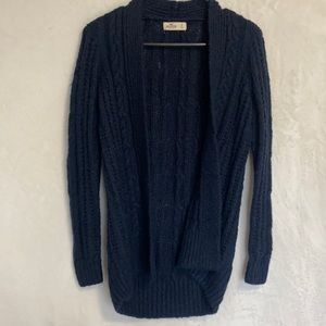 Hollister Navy Blue Cardigan